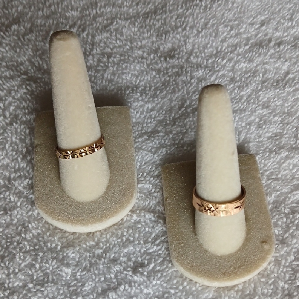 Elegant Gold Tone Women's Rings
